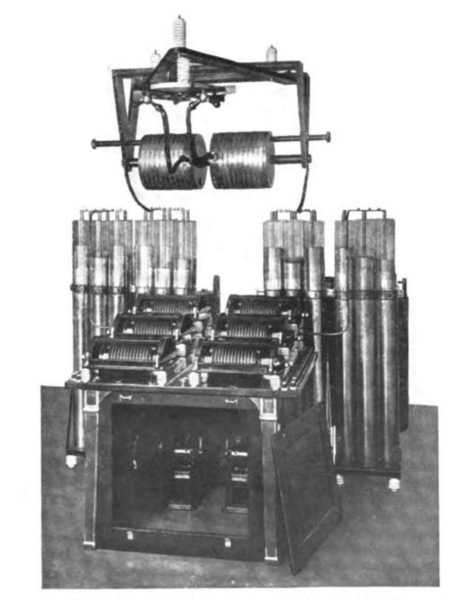 File:Wireless Telegraphy spark gap transmitter for wireless telegraphy.png