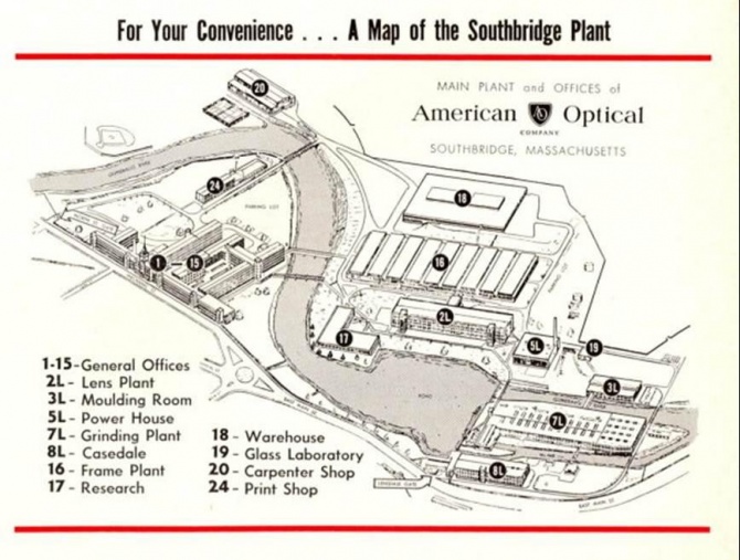 Map of AO complex (1959)