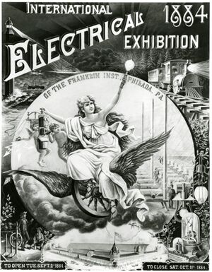 1884 International Electrical Exhibition poster, Franklin Institute, Philadelphia, PA - 0162.jpg
