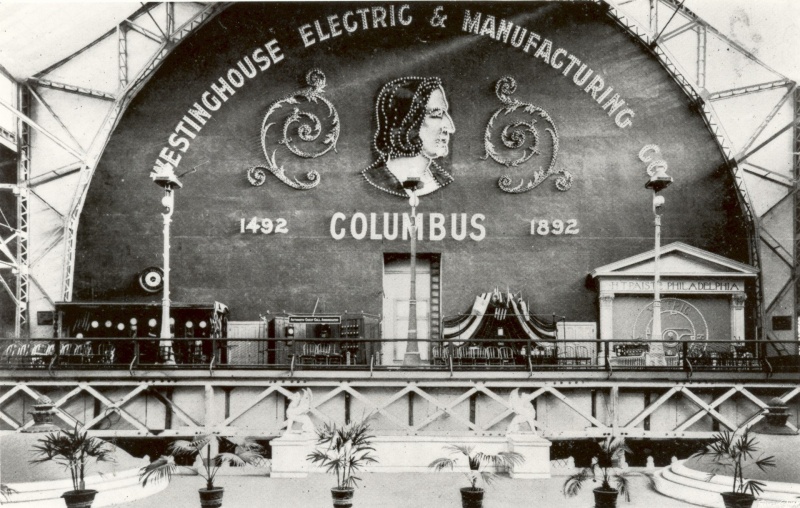 File:4224 - Westinghouse Exhibit at the 1893 World's Fair Columbian Exposition, Chicago.jpg