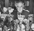 President Franklin Delano Roosevelt recognized the power of radio. During the turmoil of the Great Depression and World War II FDR’s “fireside chats” helped soothe a distressed citizenry.