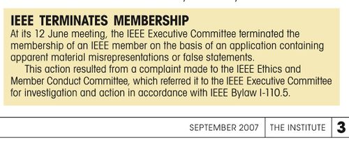 IEEE Membership Termination Notice, INSTITUTE September 2007.jpg