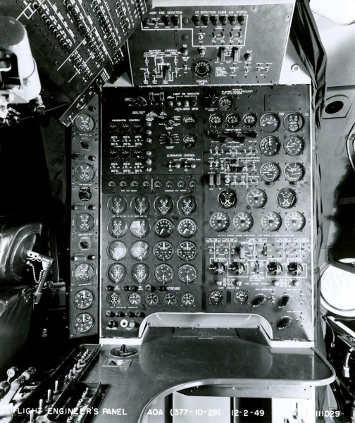 File:Boeing 377 Stratocruiser eng. Panel.jpg